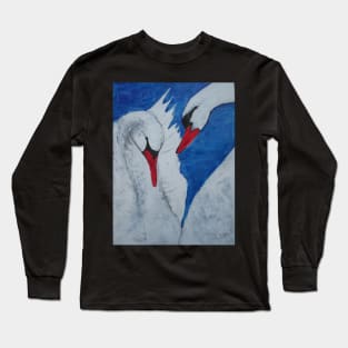 The Queens Bird -Swan Long Sleeve T-Shirt